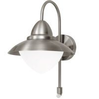 Eglo Leuchten EGLO SIDNEY - Outdoor wall lighting - Stainless steel - Stainless steel - IP44 - Entrance - Garden - Patio - I