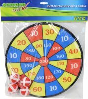 Outdoor active OA Dartscheibe Klett mit 4 Bällen, #35cm (74607756)