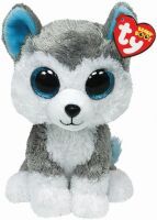 TY Slush - Toy dog - Grey - White - Dog - Boy/Girl - 1 pc(s)