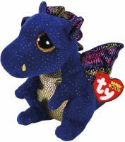 Ty BEANIE BOOS SAFFIRE BLUE DRAGON 15 CM