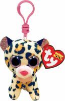 Ty BOO CLIP LIVVIE LEOPARD