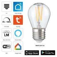 Alecto SMARTLIGHT120 Smart-Filament-LED-Lampe mit Wi-Fi