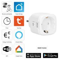 Alecto SMART-PLUG20 Smarte Wi-Fi-Steckdose mit Energiewächter 16A 3680W