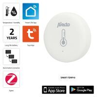 Alecto SMART-TEMP10 Intelligenter Zigbee-Temperatur- und Feuchtigkeitssensor