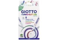 Giotto Turbo Glitter pastel K8 - 10 Stück