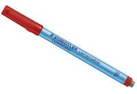 STAEDTLER Uni-stift Lumocol correct rot - 10 Stück