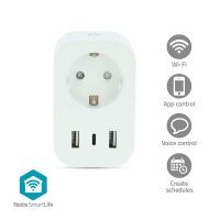 Nedis WIFI IP21 TYPE F 1XUSBC 2XUSB (SML SMART STECKER)