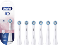 Oral-B iO Sanfte Reinigung Aufsteckbürsten für elektrische Zahnbürste, 6 Stück