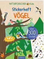 ars Edition Naturforscher-Kids  Stickerheft Vögel