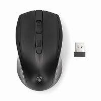 Nedis Mouse / Drahtlos / 800 / 1200 / 1600 dpi / Einstellbar DPI / Anzahl Knöpfe: 4 / Beidhändig