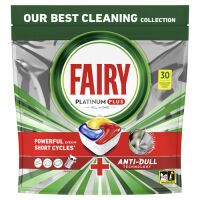 Multipack 5x Fairy Platinum Plus All In One Spülmaschinentabs, Zitrone, 30 Tabs Anti-Dull