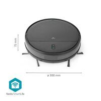 Nedis SAUG/WISCH ROBOTER SMART  0,2L (WIFIVCR001CBK     SW)