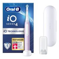 Oral-B iO 4 iO4 Elektrische Zahnbürste/Electric Toothbrush, Magnet-Technologie, 4 Putzmodi für Zahnpflege, Designed by Braun, lavender