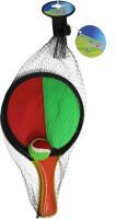 VEDES Großhandel GmbH - Ware Outdoor active 2 in 1- Beach- und Klettballspiel, Länge 33 cm