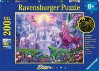 Ravensburger 12903 Puzzle Magische Einhornnacht 100/200 Teile XXL