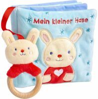 Arena Verlag Mein liebstes Kuschelbuch mit echtem Holzbeißring  Mein kleiner Hase