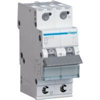 Hager LS-SCHALTER 1P+N 10A-B6KA 2PLE (MBS510 QUICK CONNECT)