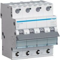 Hager LS-SCHALTER 3P+N 16A-C6KA 4PLE (MCS616 QUICK CONNECT)