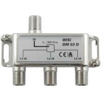 WISI 75107 - Cable splitter - Silver - A - F - 71.8 mm - 49.5 mm