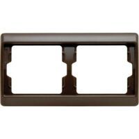 Berker 13630001 - Brown - Duroplast - Glossy - Screwless - Berker - 2 pc(s)