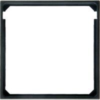 Berker 11091606 - Black - Matte - Screwless - Berker - 50 x 50 mm - 10 pc(s)