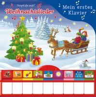  Weihnachtslieder - Mein erstes KlavierPappbilderbuch mit Klaviertastatur, <br><br>9 Kinderliedern u