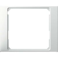 Berker 11087009 - White - Glossy - Screwless - Berker - 50 x 50 mm - 10 pc(s)