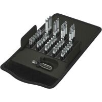 Wera BS 43 Universal 1 - 43 pc(s) - Phillips,Pozidriv,Torx - PH 1,PH 2 - PZ 1,PZ 2,PZ 3 - T10,T15,T20,T25,T30,T40 - Stainless steel,Textile