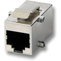 EFB Elektronik Keystone Einbauadapter RJ45 Bu/Bu STP Cat.5e Edelstahlgehäuse