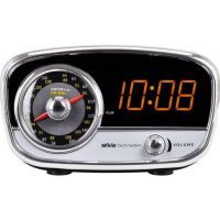 Silva Schneider UHRENRADIO MIT LED DISPLAY (UR 1967 RETRO  SI/SW)