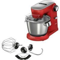 Bosch MUM9A66R00 - 5.5 L - CE - VDE - Red,Silver - Rotary - Stainless steel - 1600 W