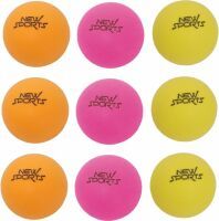 VEDES Großhandel GmbH - Ware New Sports Tischtennis Bälle 6 Stück, 3 Stern, bunt