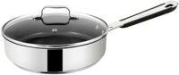 Tefal Jamie Oliver E31432 Schmorpfanne Edelstahl mit Deckel 25cm 3,2L