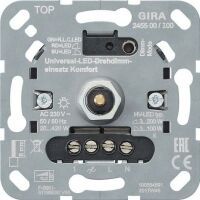 GIRA 245500 Uni-LED-Drehdimmeins. Komfort Einsatz