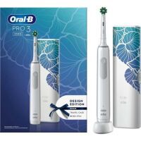 Braun Oral-B Pro 3 3500 wh mit Reiseetui Floral Design Edition