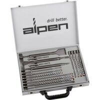 Alpen-Maykestag SET 16-TLG.BOHRER MEISSEL SET (SDS+ FORCE X KIT 16)