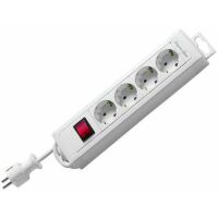 REV Ritter 0014412113 Steckdosenleiste mit Schalter 4fach Weiß Schutzkontakt 1 St. - Power Strip