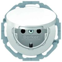 Berker 47442089 - Type F - White - Thermoplastic - IP20 - 250 V - 16 A