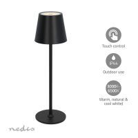 Nedis LED Tischleuchte / LED / 1.8 W / 150 lm / 3000 - 6000 K / Schwarz