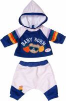 Zapf BABY born Jogging Anzug Navy 43cm