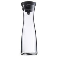 WMF 06.1770.6040 Glas Karaffe "Basic" 1 L, schwarz