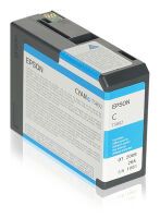 Epson Tintenpatrone cyan T 580  80 ml              T 5802 Druckerpatronen