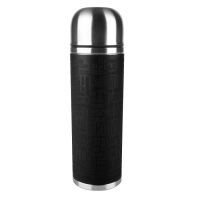 EMSA SENATOR Sleeve - 1 L - Black - Stainless steel - 12 h - 24 h - 9 cm