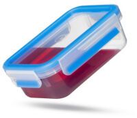 EMSA Vorratsbehälter Clip & Close 0.85 l - Box - Rectangular - 0.85 L - Blue,Transparent - Plastic - 188 g