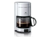 Braun KF 47/1 WH - Drip coffee maker - Ground coffee - 1000 W - White