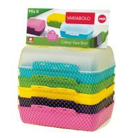 EMSA VARIABOLO - Lunch box set - Multicolor - Polypropylene (PP) - 160 mm - 140 mm - 110 mm