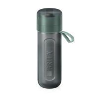 Brita Fill & Go Active darkgreen inkl. 2 MicroDisc Wasseraufbereiter und Zubehör