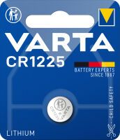 Varta Electronics CR1225 Knopfzelle CR 1225 Lithium 48 mAh 3 V 1 St. - Batterie - Battery - CR1225