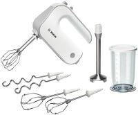 Bosch MFQ4075DE - Hand mixer - Silver,White - Beat,Mixing - 1.4 m - Plastic - 550 W