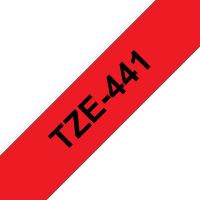 Brother Laminated tape 18mm - Black on red - TZe - Grey - Thermal transfer - Brother - PT-2100VP - PT-7600 - PT-2430PC - PT-2700 - PT-2730 - PT-9600 - PT-9700PC - PT-9800PCN